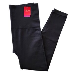 NWT Spanx Look At Me Now Seamless Leggings Pants Very Black Plus Size Women's 3X